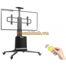 Giá treo tivi di động Remote TW85 (55"-85") Trắng - Đen Hiệu North Bayou